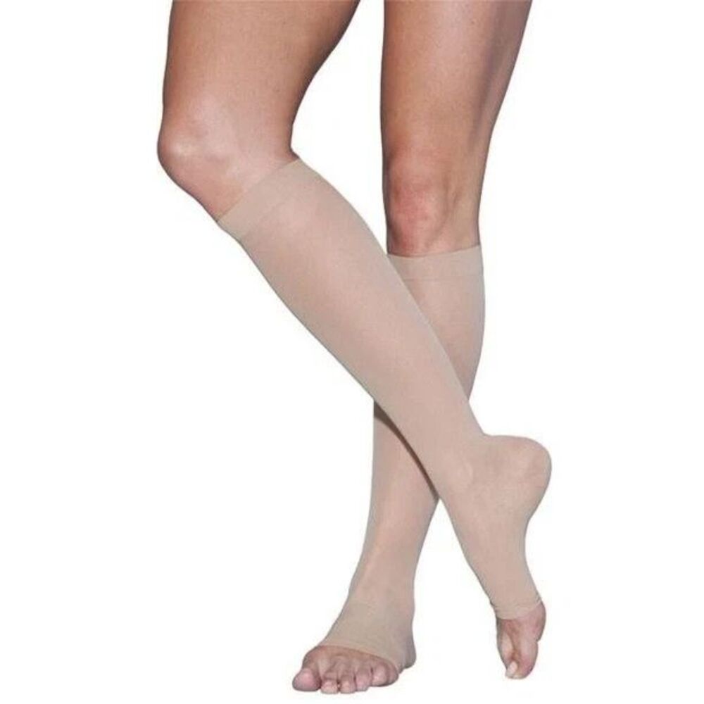Sigvaris 863 Select Comfort Open Toe Knee Highs w/Grip Medium Long Crispa 30-40